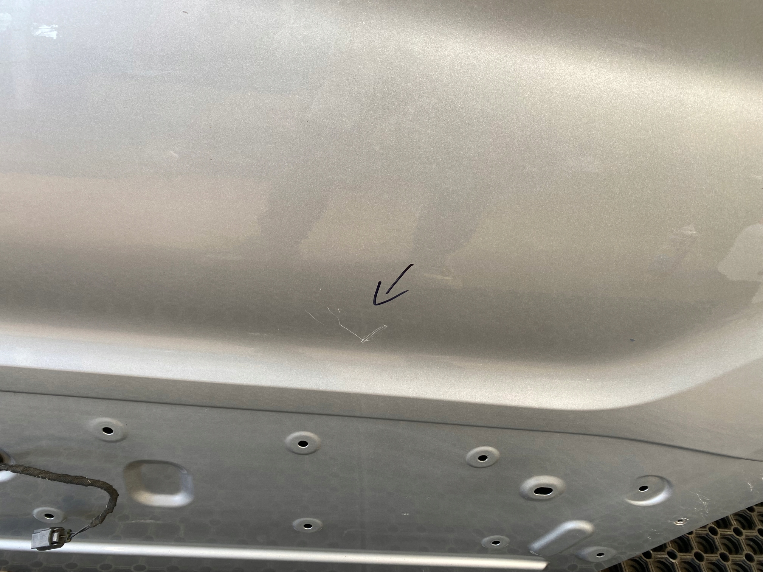FORD TRANSIT MK8 13-25 door front right complete front MOONDUST SILVER