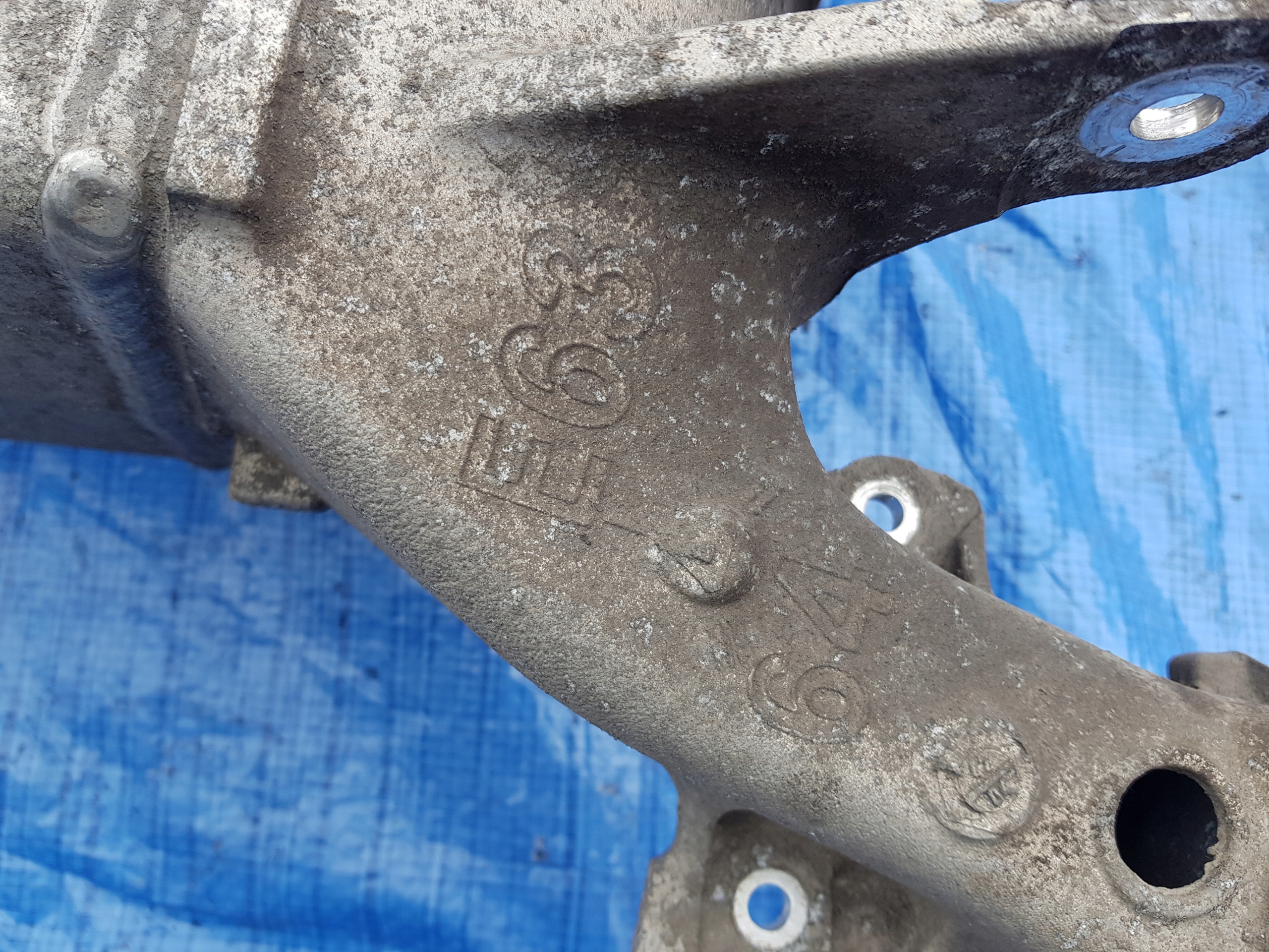 axle beam rear part BMW E63 E64 sider subframe axle beam 6762083