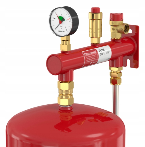 Flexconsole Plus 3/4 Uzbrojona Grupa Bezpieczeństwa Zabezpieczenie C.o 3bar