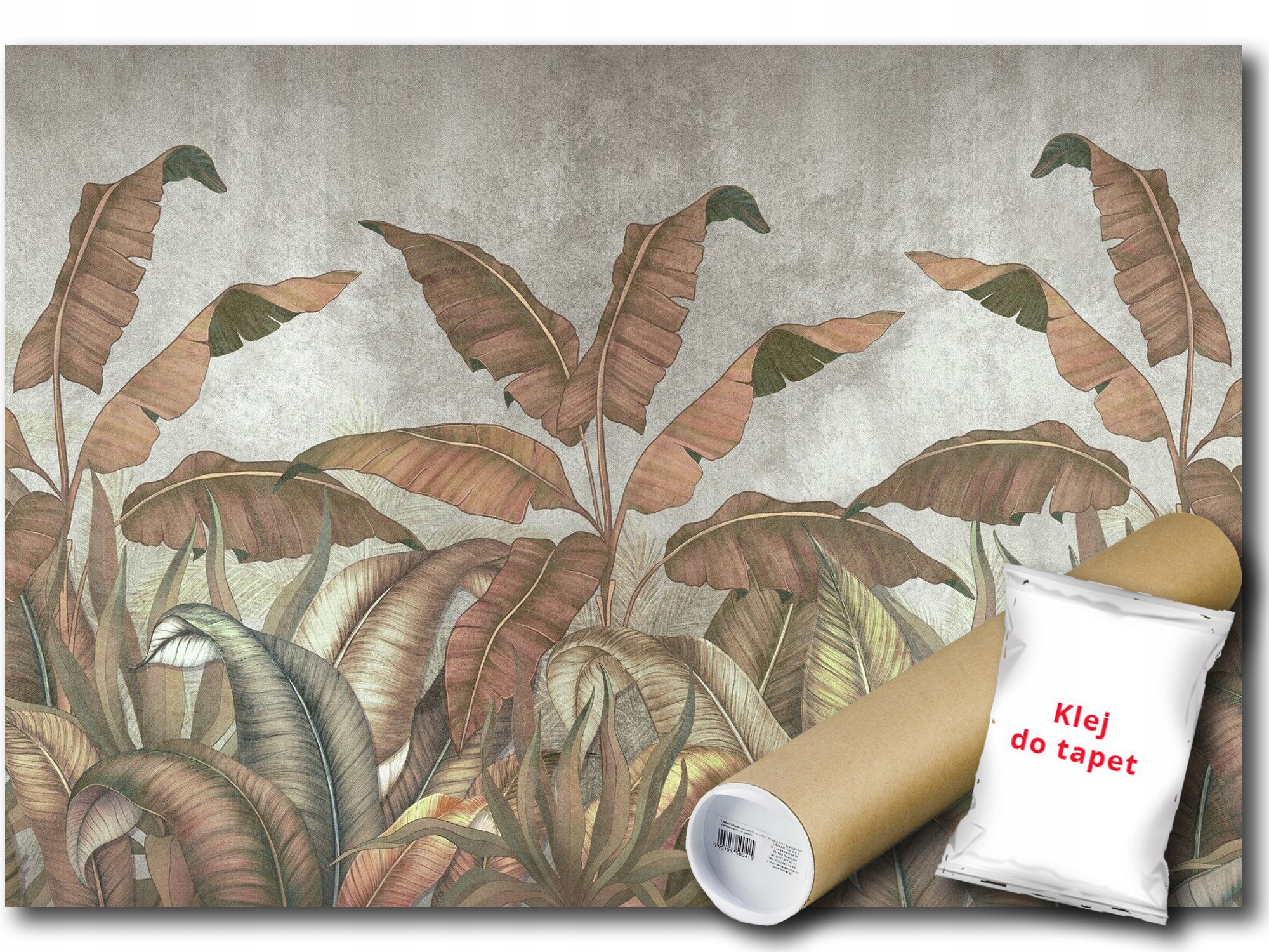 Fototapeta Flizelina Listy Rastliny Džungľa Betón 350x250 lepidlo zdarma