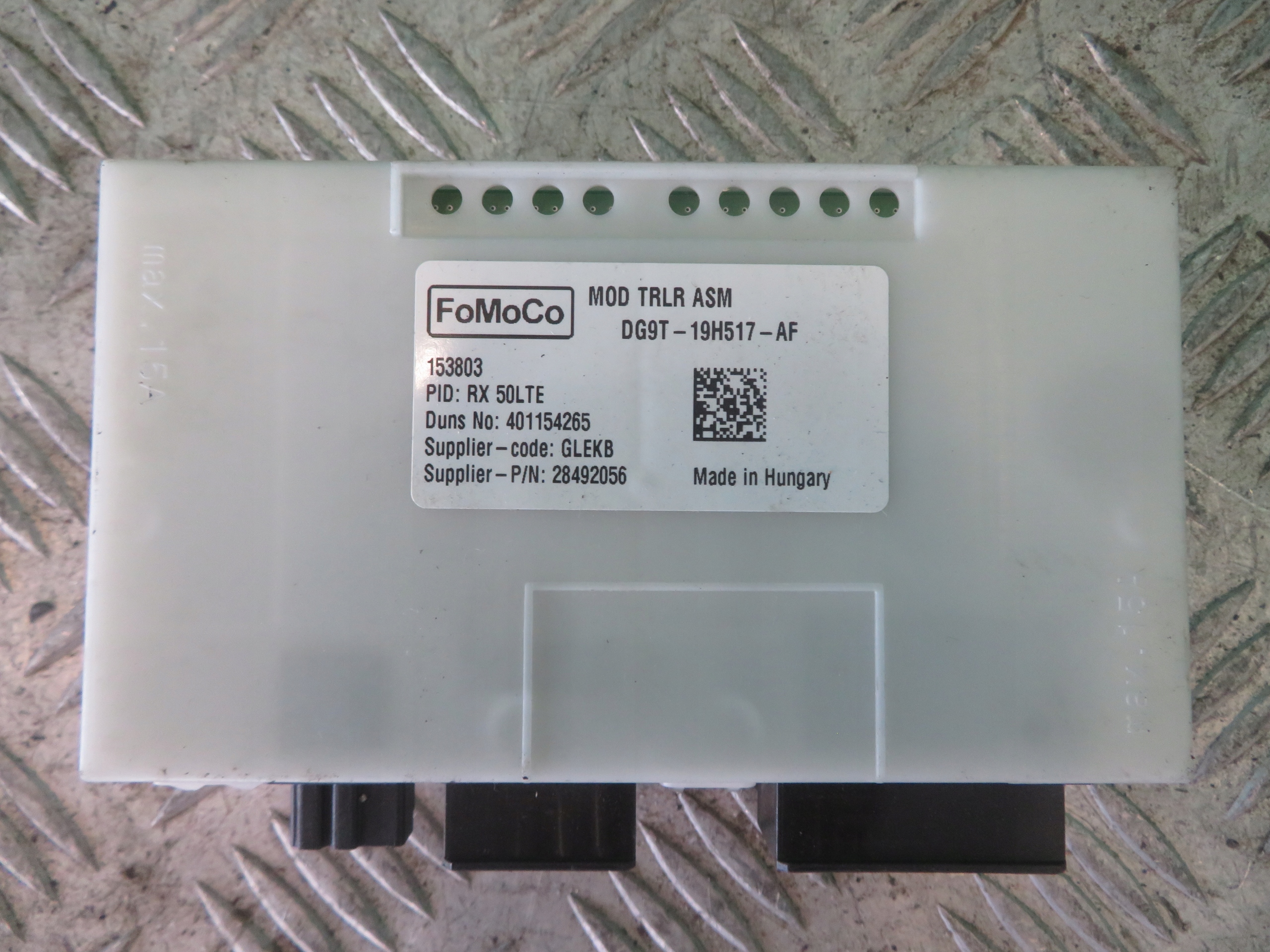 module control unit HAKA FORD RANGER 3.2 16R DG9T-19H517-AF