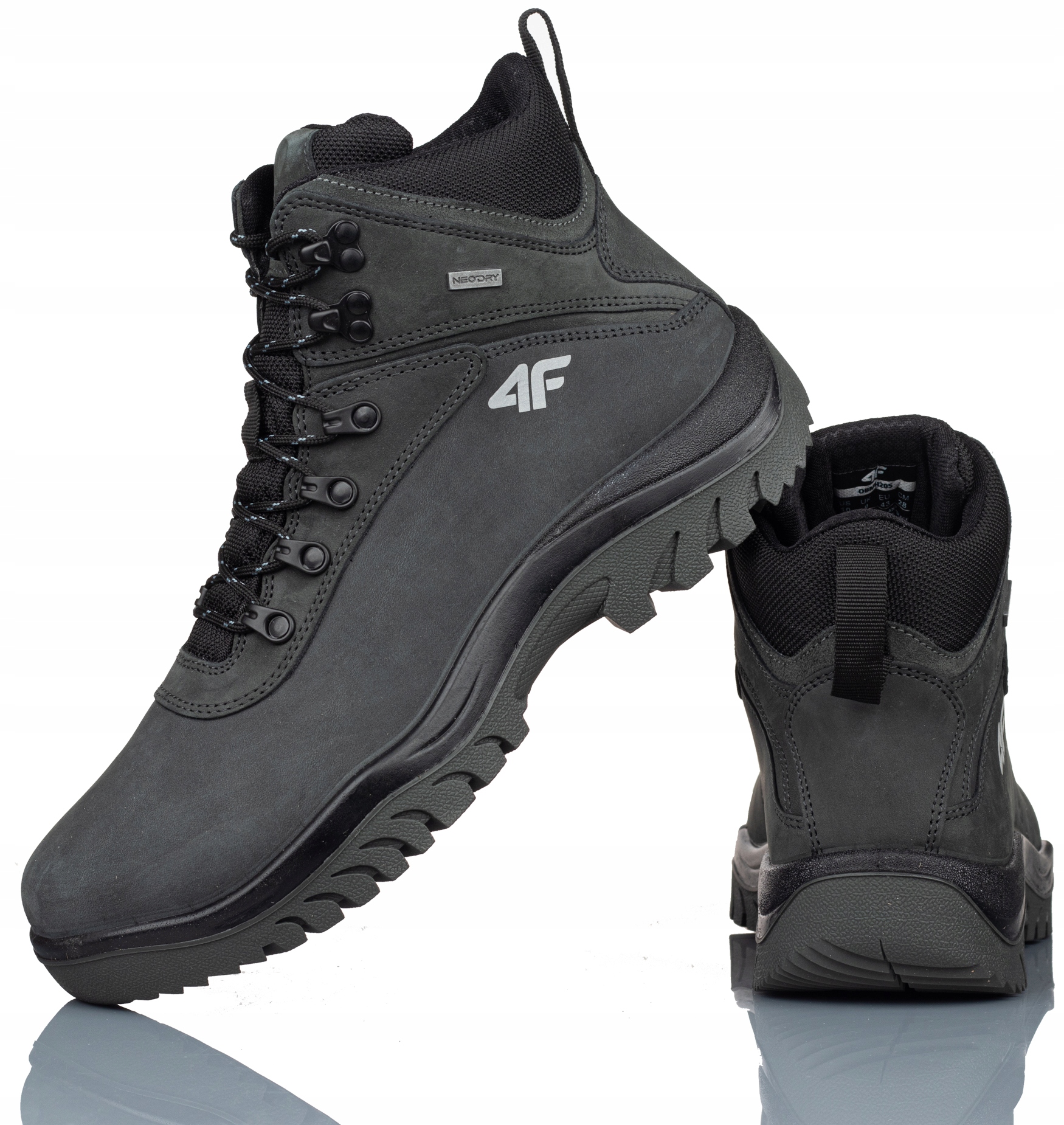 

Buty Męskie 4F Trekking Wodoodporne Antracyt R-42