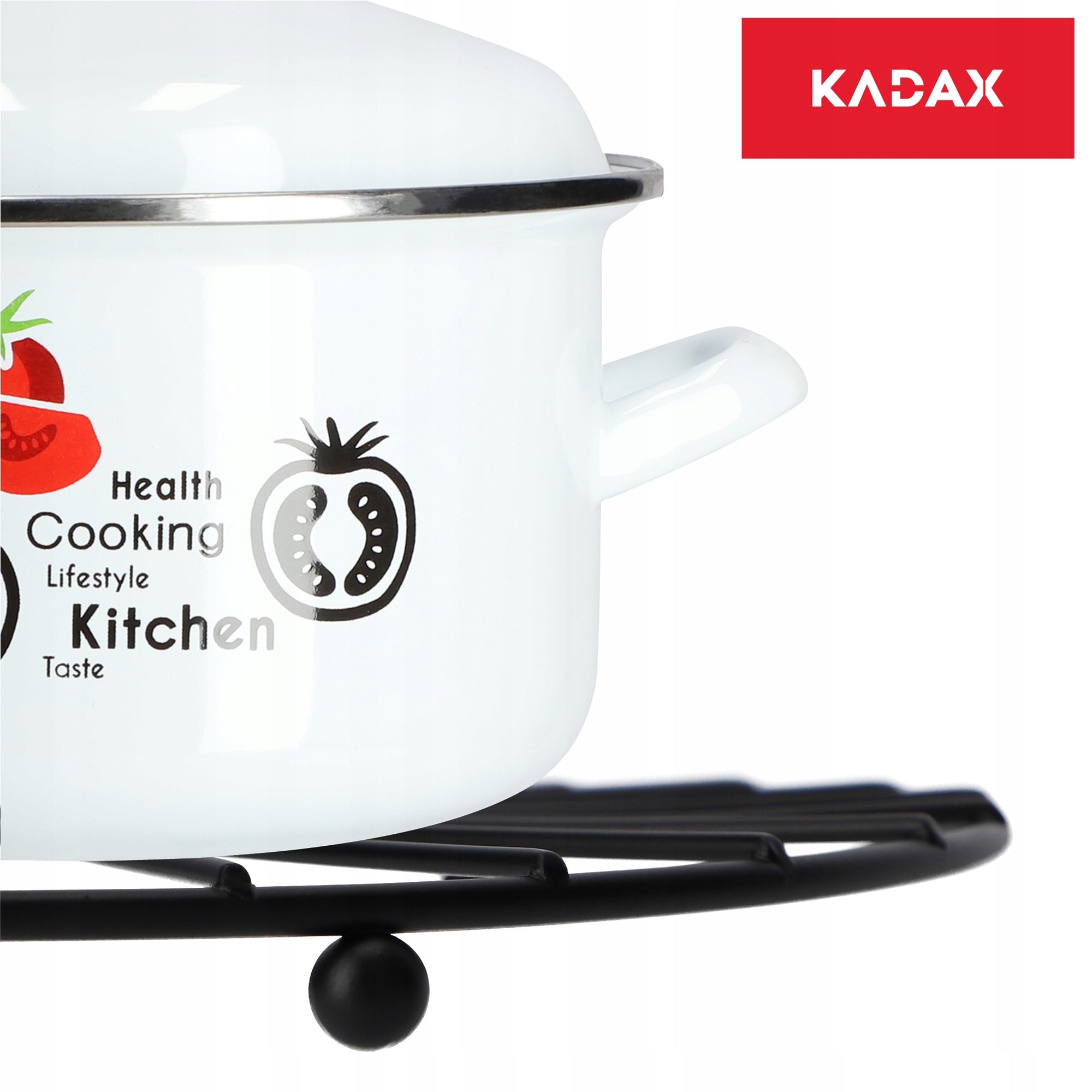 PODSTAWKA METALOWA NA STÓŁ POD NACZYNIA CZARNA Wymiary 20 x 1,4 cm