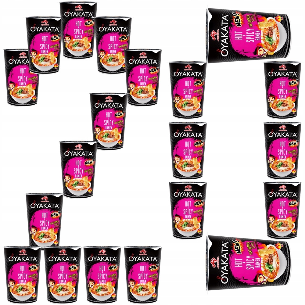 20 x Zupka Błyskawiczna Instant Ramen Tantanmen Hot Spicy Kubek 63g Oyakata