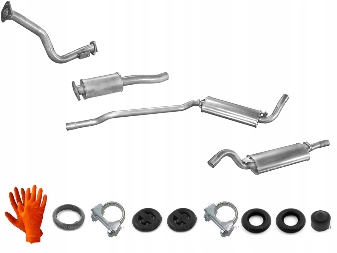 Audi 80 1.4 1.6 1.6D 1.8 (1984-1987) Sedan Výfukový Systém