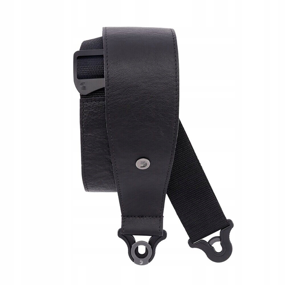 D'addario 25BAL00 Comfort Leather Auto-lock Black 2.5 Pasek Gitarowy