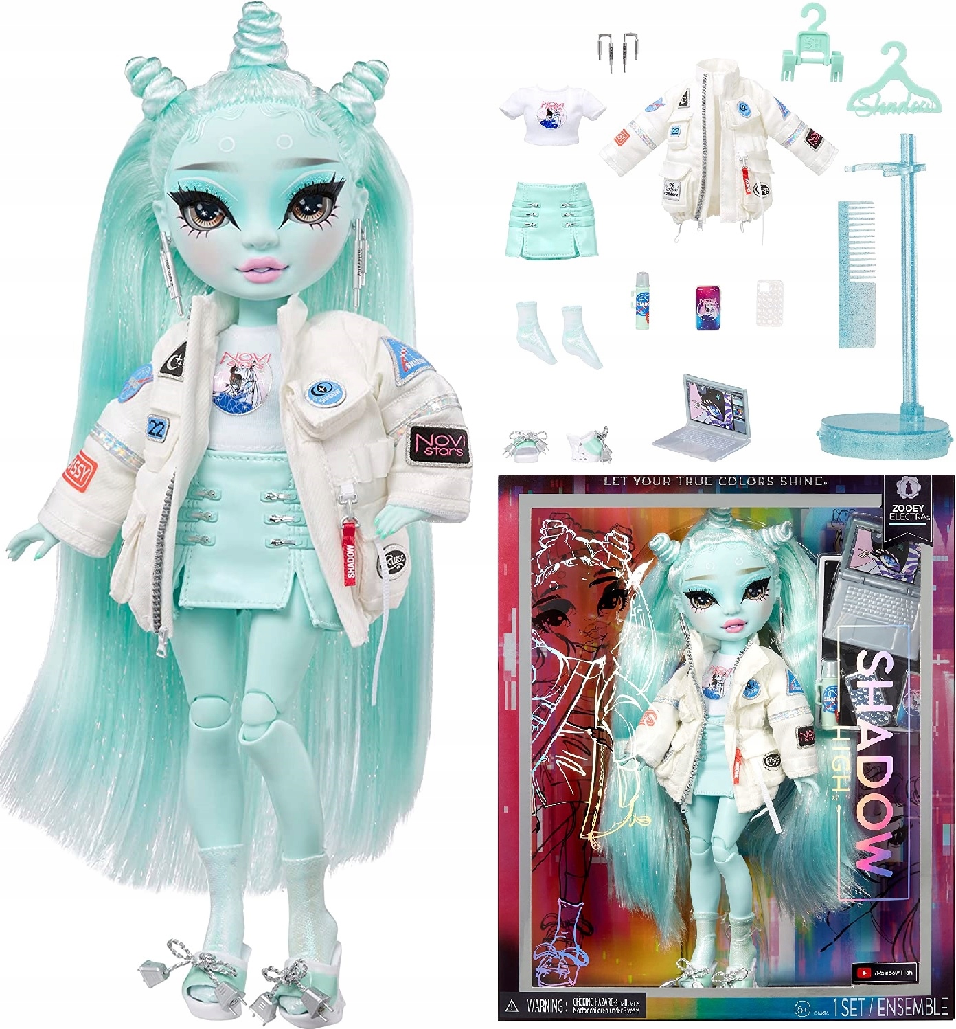 

Lalka Rainbow High Shadow Zooey Electra Seria 2