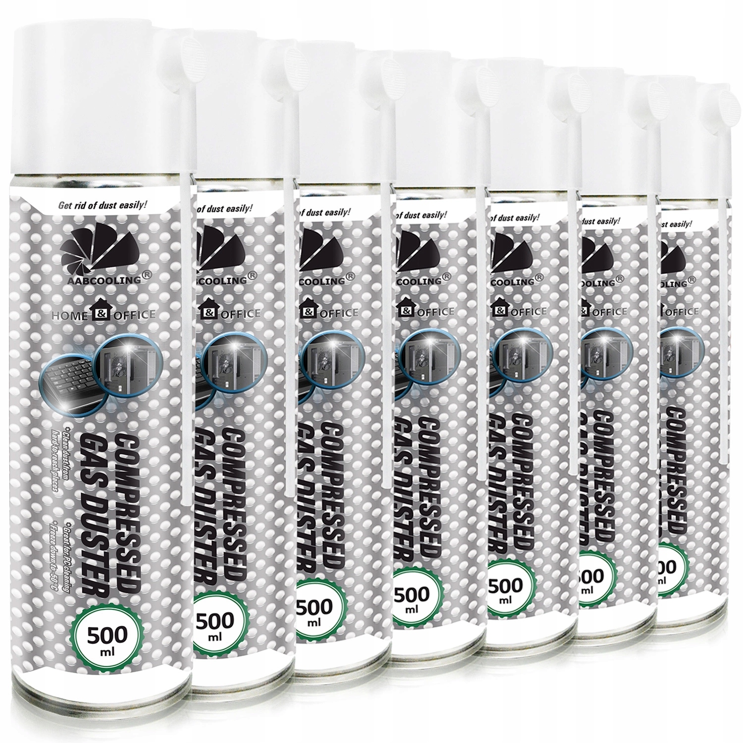 Vysavač Vzduchový Sprej 7x500 ml Vyfukování Odvlhčování Nástrojů Klíčů