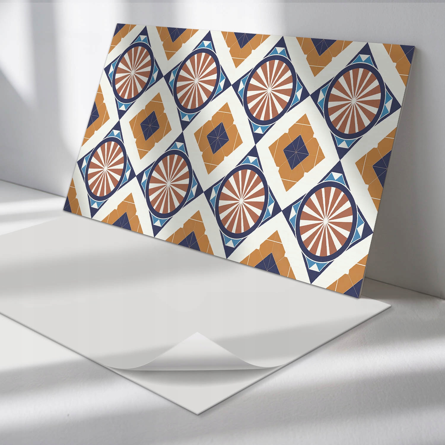 Sada samolepiacich Pvc panelov Geometrický vzor s kruhmi 6x60x30 cm