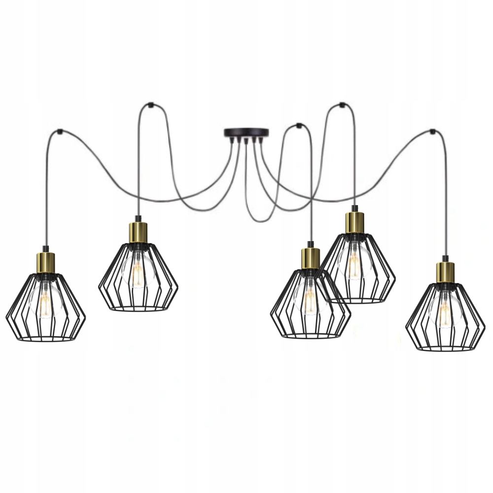 Stropní Svítidlo Lustr Spider Pavouk Diamant Loft