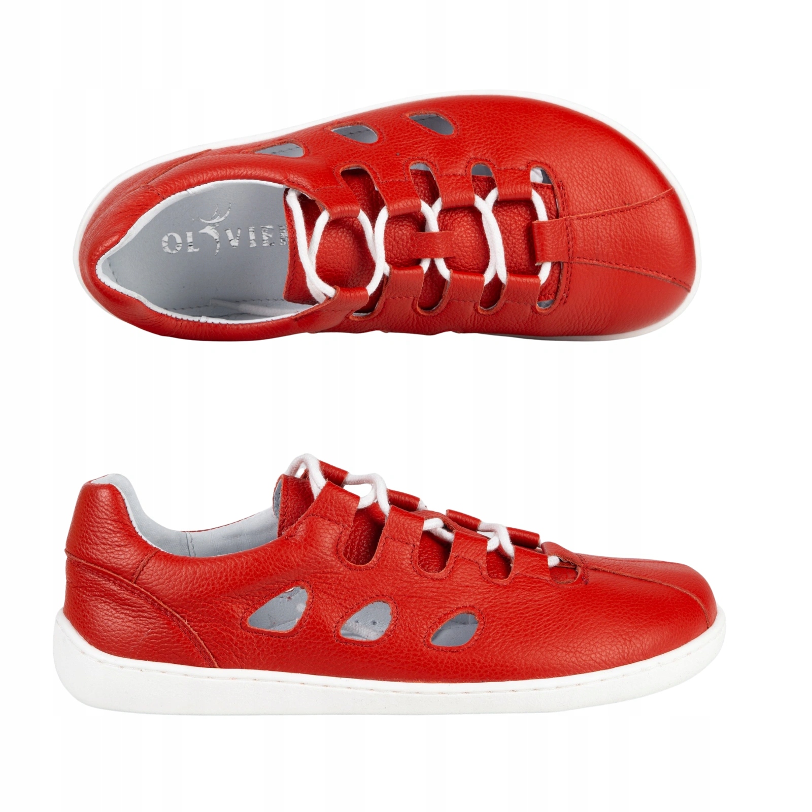 Barefoot Dámské minimalistické tenisky 1814POL červené 40