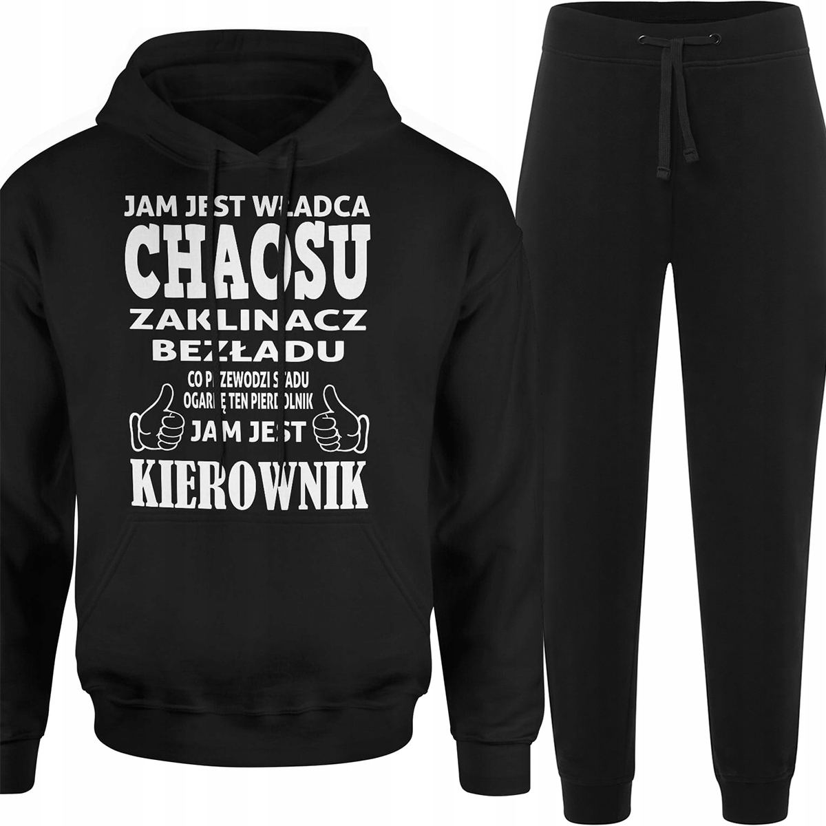 Teplákovka Pánský Komplet Pánských Tepláků Mikina Pro Vedoucího Šéfa XL