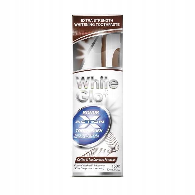 White Glo Coffee & Tea 150g Pasta Wybielająca Kawa Herbata Au