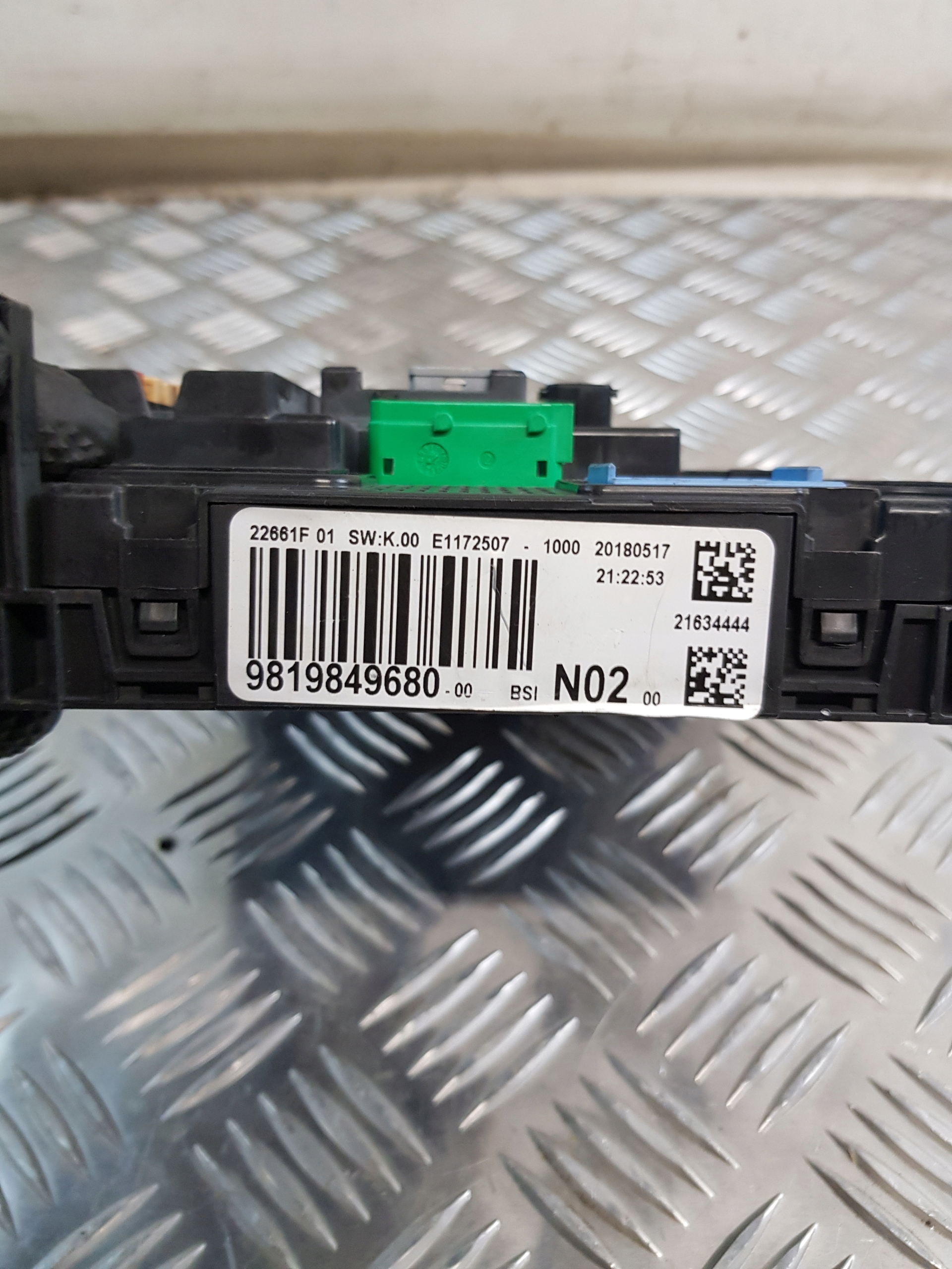 module BSI 9819849680 CITROEN C-ELYSEE 2 II 18r. 1.6 BLUEHDI