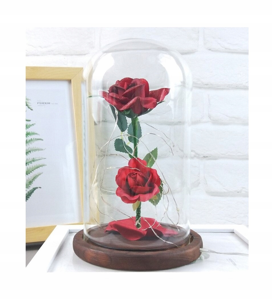 

Wieczna w szkle Róża w szkle Led Usb dzień Kobiet