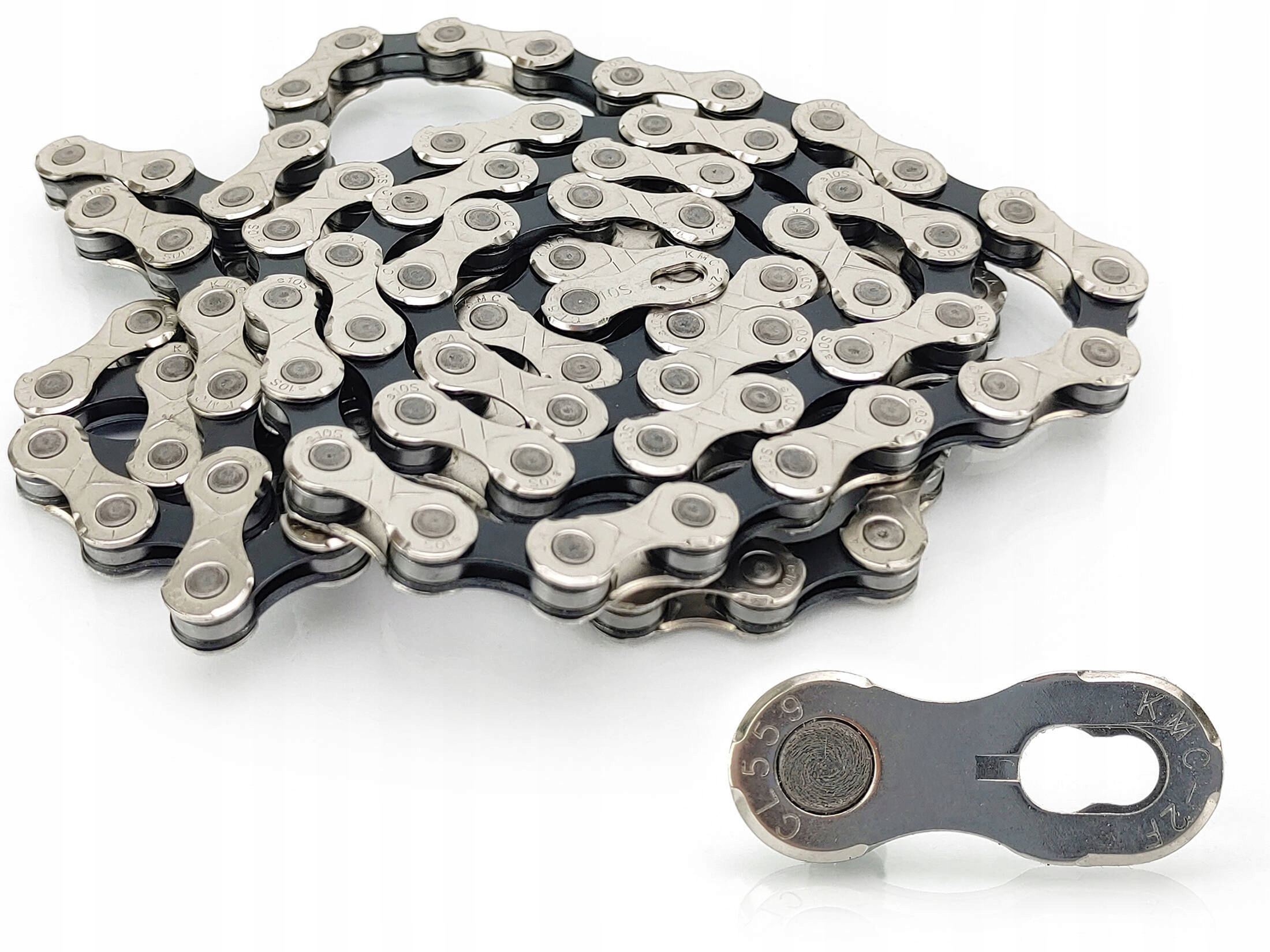 Łańcuch Do Roweru Elektrycznego E-Bike 11 Rzędowy 128 Ogniw Kmc e11 Spinka