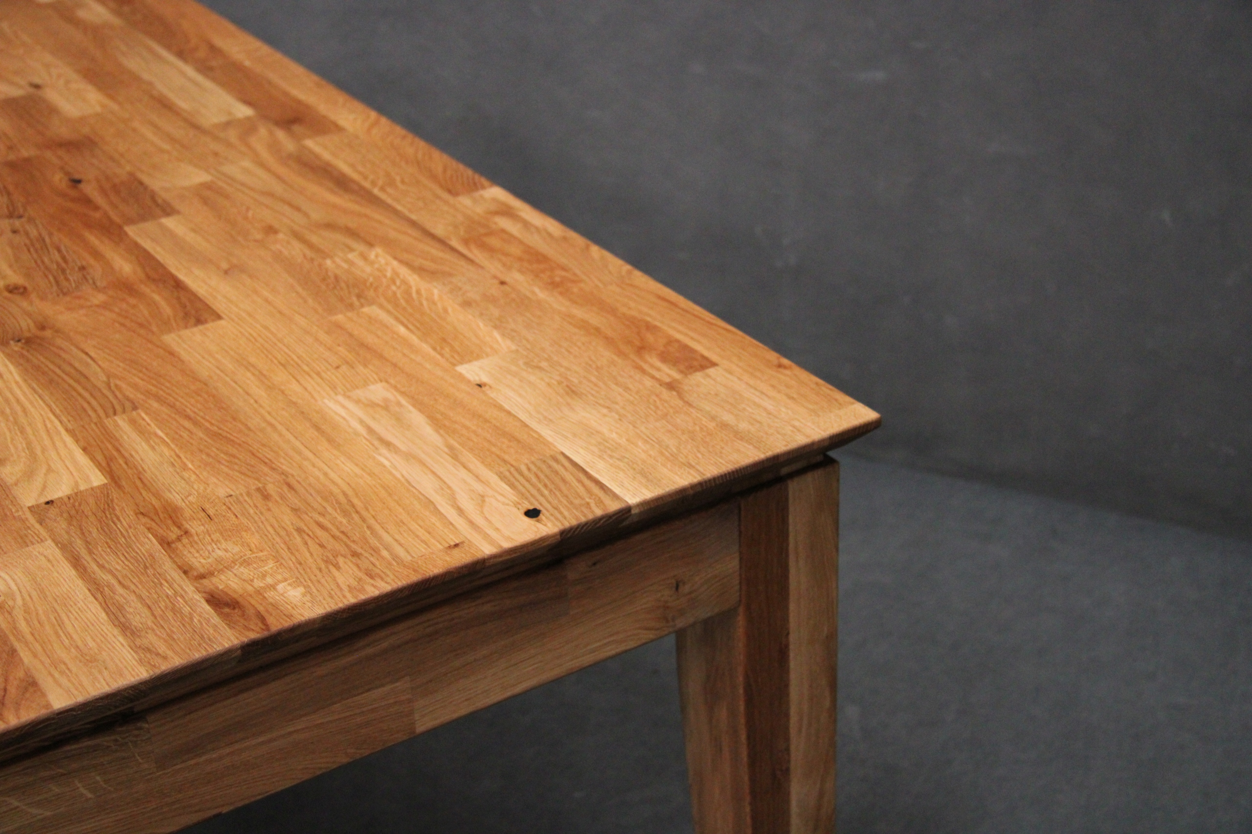 STÓŁ Do jadalni ROZKŁADANY Skandynawski 140 cm Drewniany Dębowy Lite Drewno Grubość blatu 2.5 cm