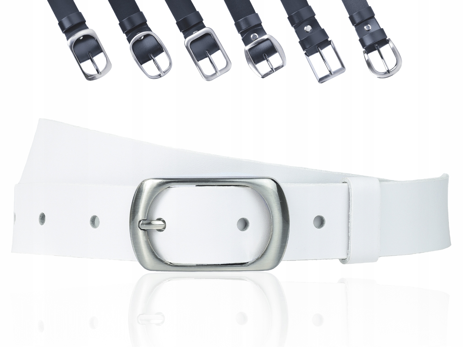 

Pasek do spodni Sepher Biały 3cm S (105cm)