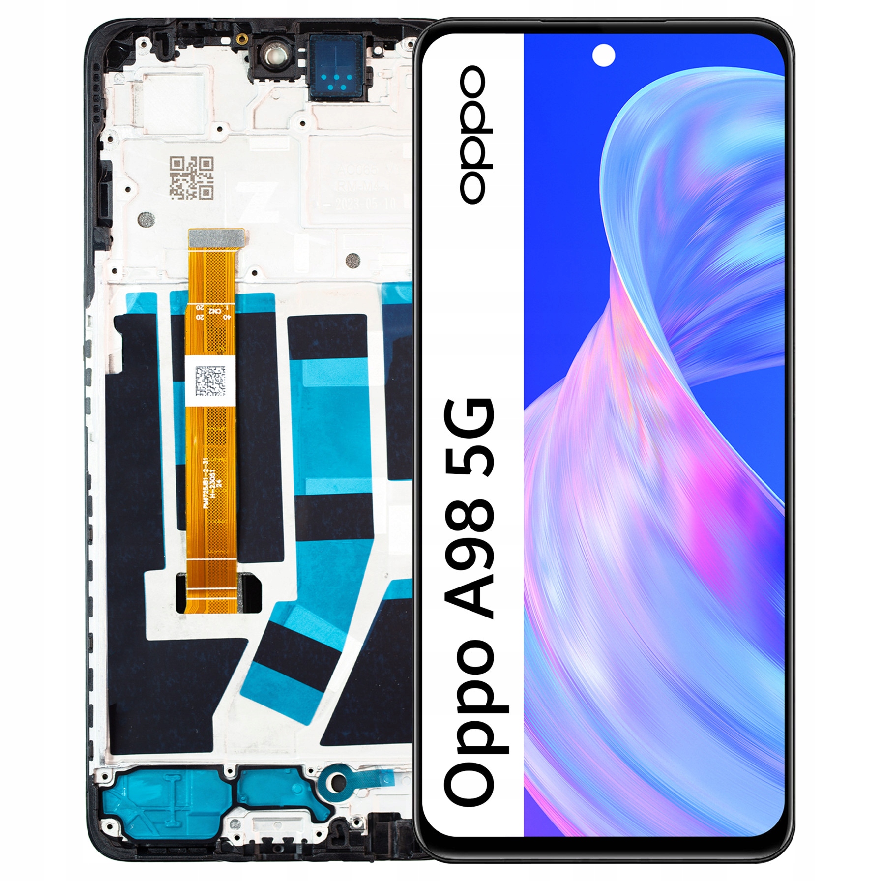 LCD displej pro Oppo A98 5G Digitizer Displej Dotyk Rámeček
