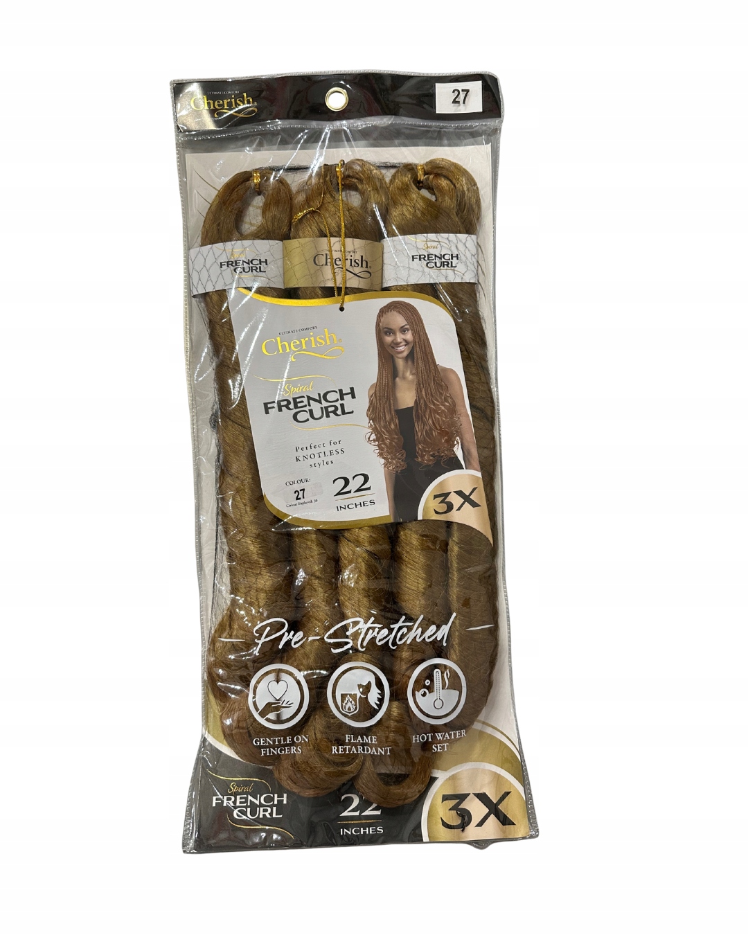Francouzské kudrlinky 22 palců CL27 Cherish