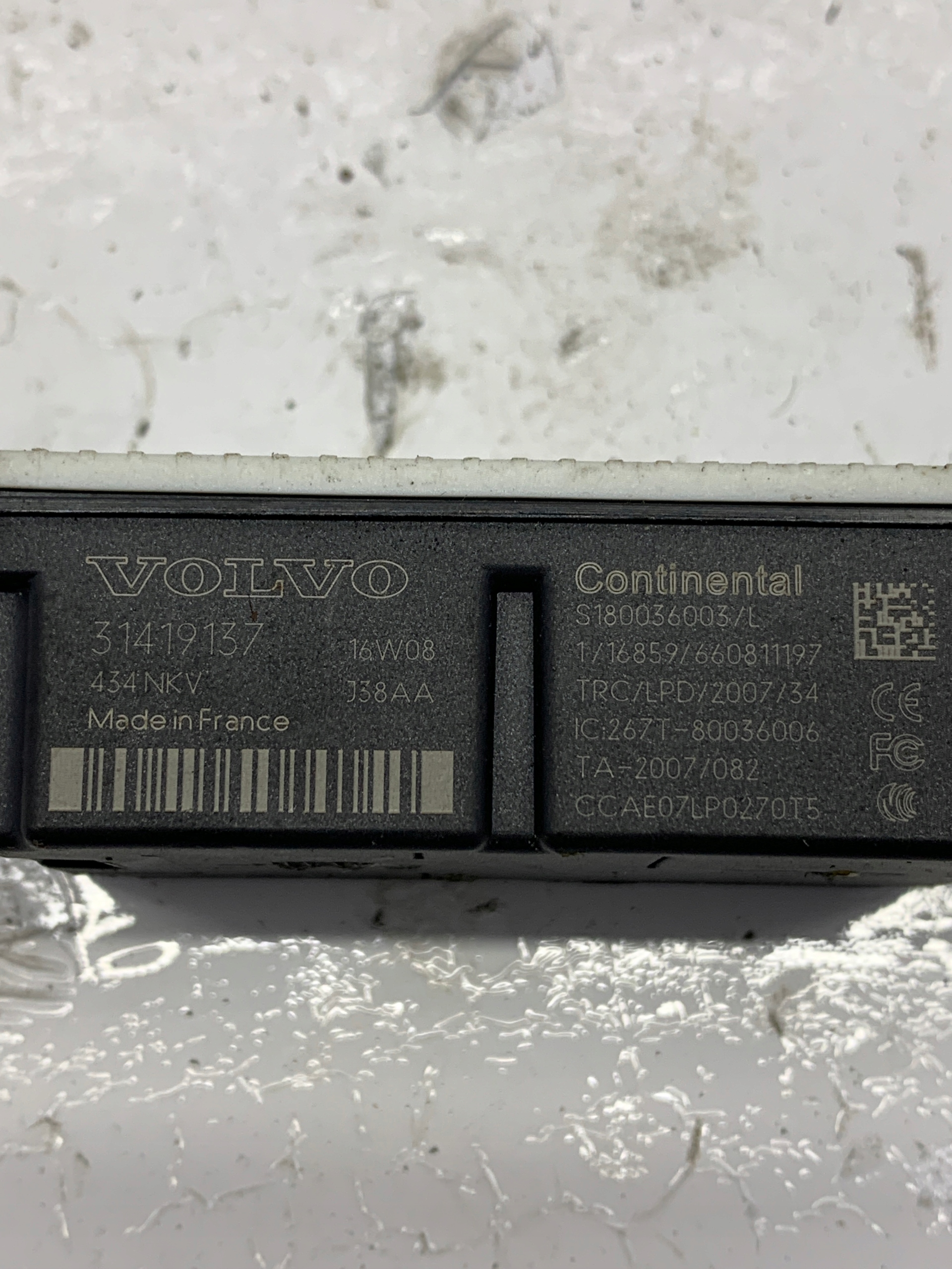 module control unit of a lock central 31419137 VOLVO