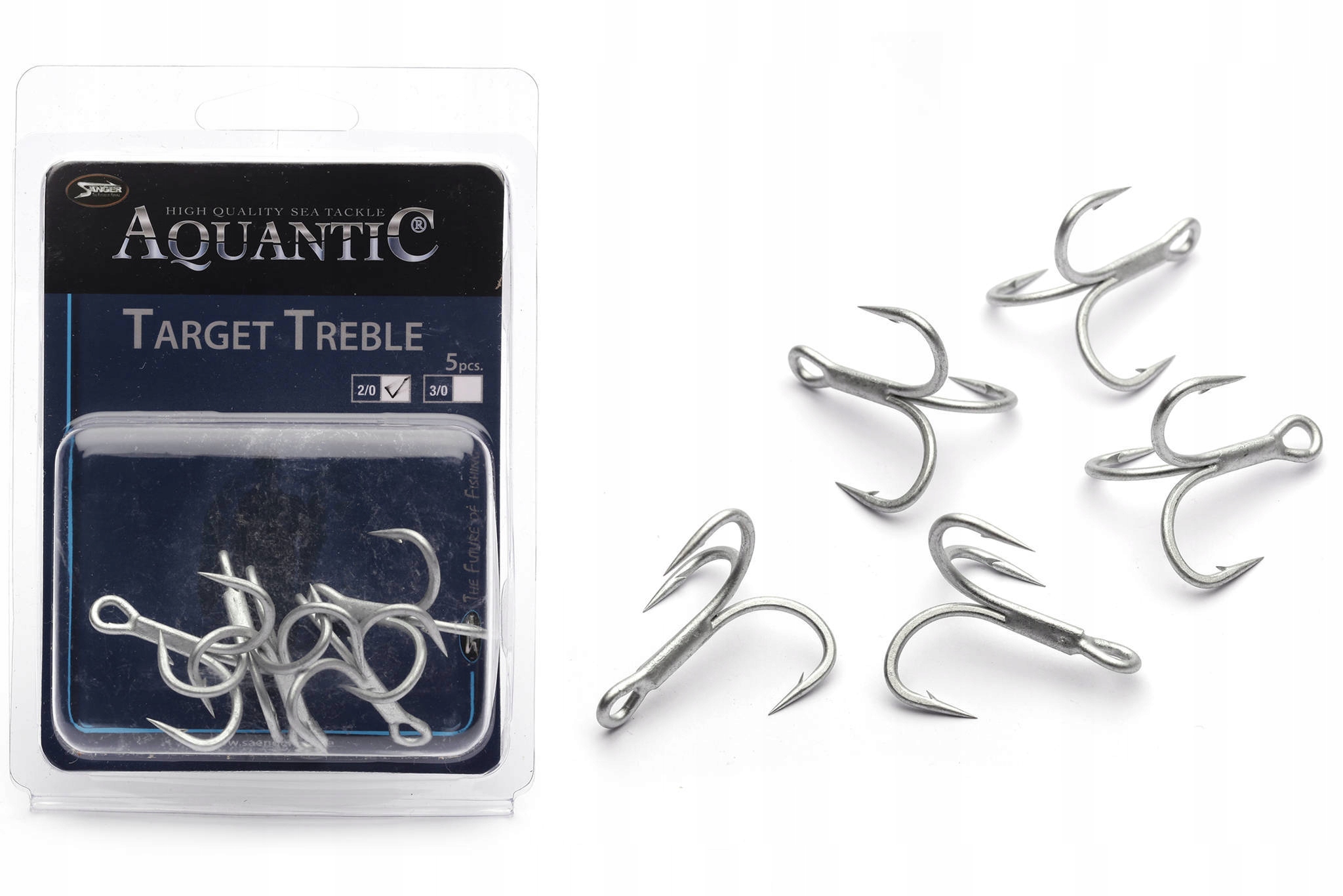 Mocne Kotwice Sanger Aquantic Target 2/0-5szt