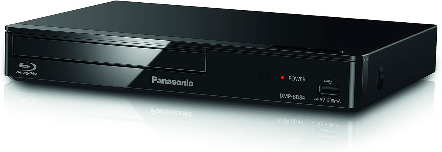 Panasonic DMP-BD84 Blu-ray přehrávač, podpora Mkv, MP4, Flac, Usb, Hdmi, černý