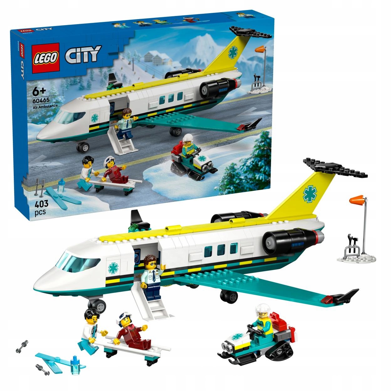 Lego(r) City 60465 Letadlo záchranné služby