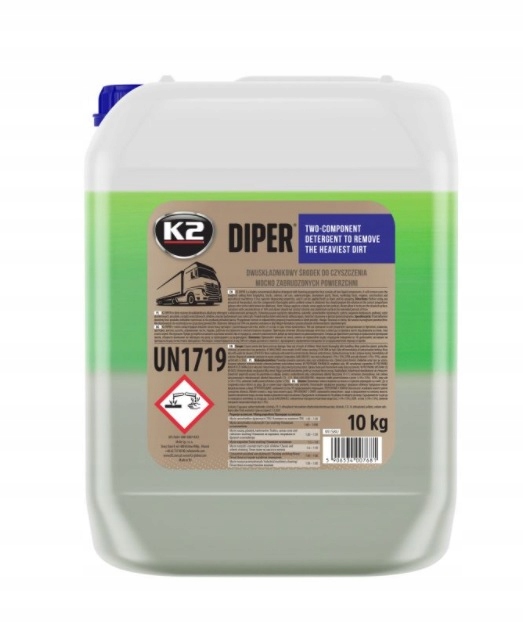 K2 DIPER Silny środek do usuwania zabrudzeń 10L
