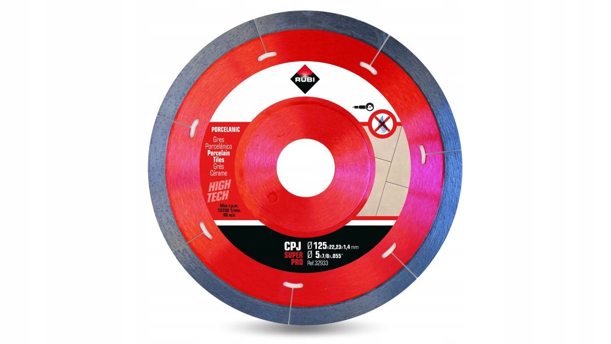 

Rubi 32933 Tarcza Diamentowa Cpj 125 Superpro
