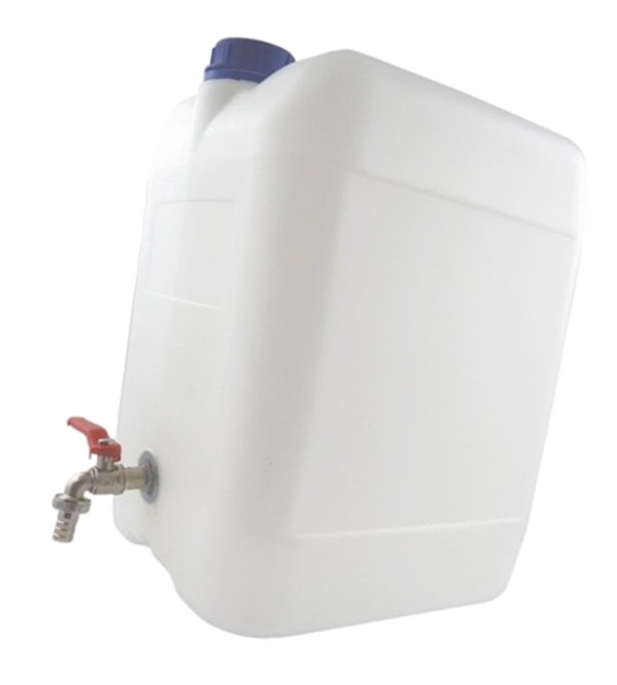 KANISTER POJEMNIK NA WODĘ Z METALOWYM KRANEM 20l