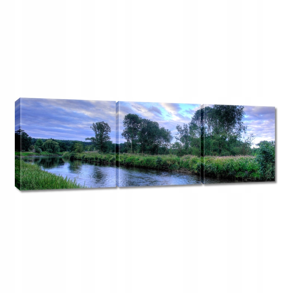 

Obrazy 90x30 Rzeczka wieczorem