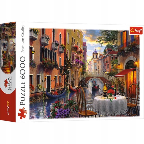 

Puzzle 6000 Romantyczna kolacja Wenecja 65003