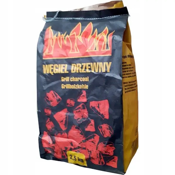 Węgiel Drzewny 2,5KG do Grilla