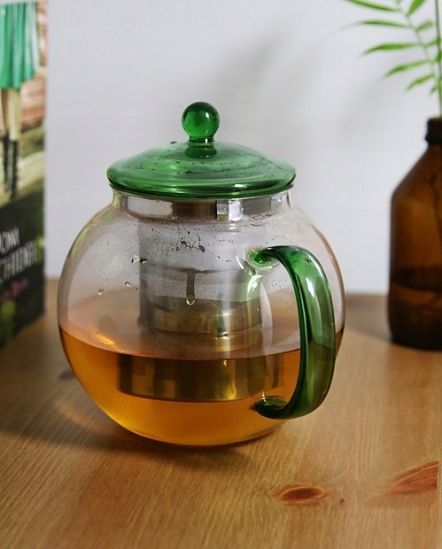 Стеклянный чайник для заварки чая 1,2 л премиум в   из .