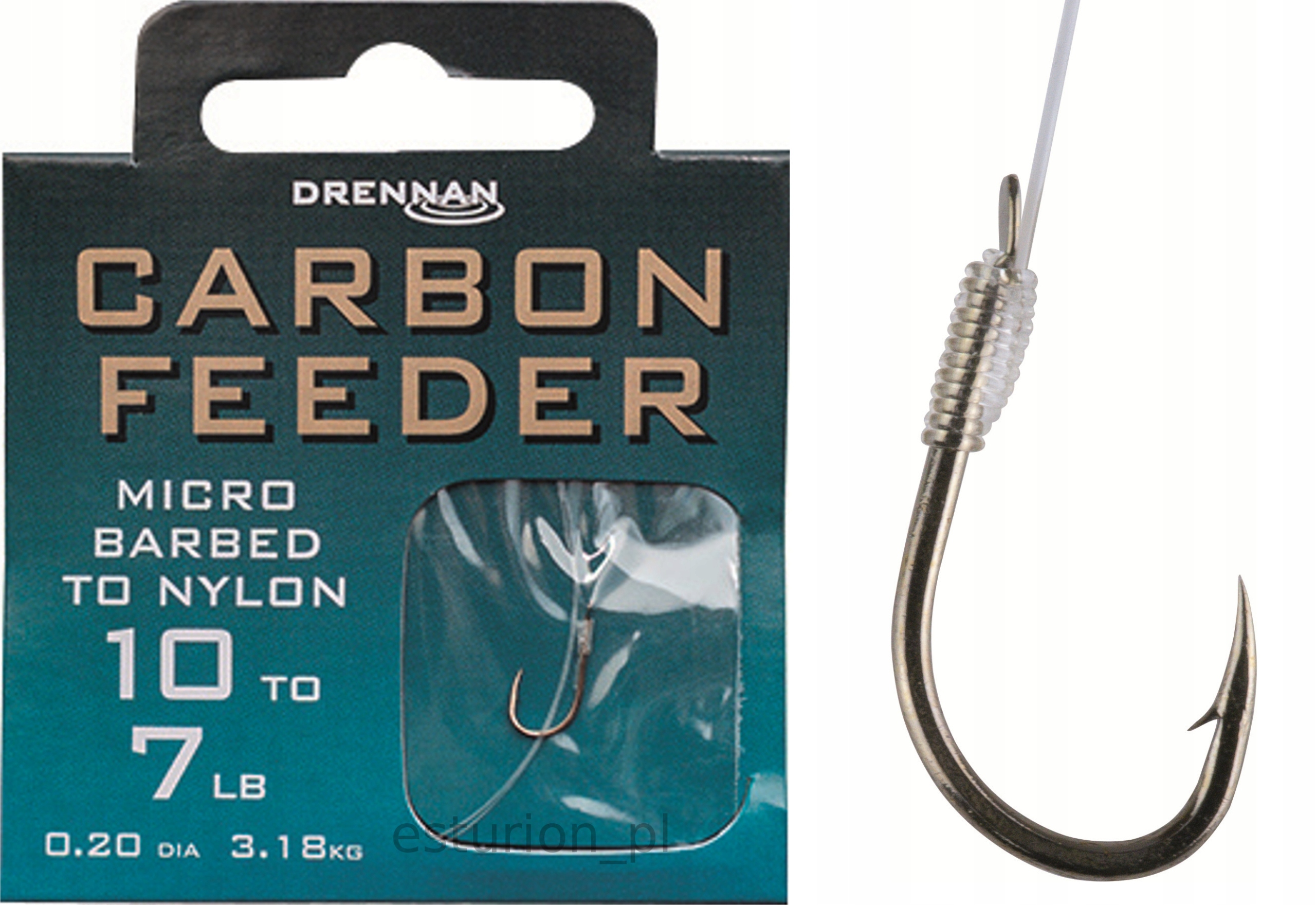 

Haczyki Nr 14 Wiązane Przypony carb feeder Drennan