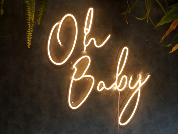 

Nohbaby Neon Led Flex Napis Oh Baby PC5 700X656MM