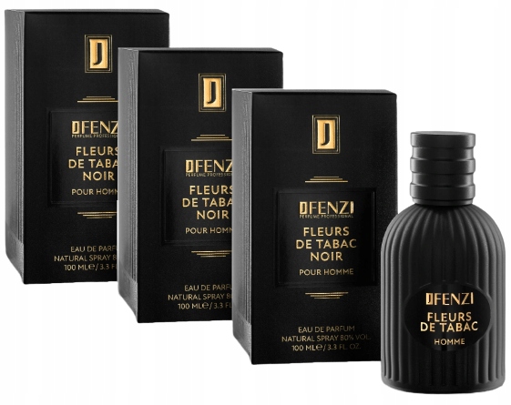 JFenzi Fleurs De Tabac Noir 3x100ml edp Dárek