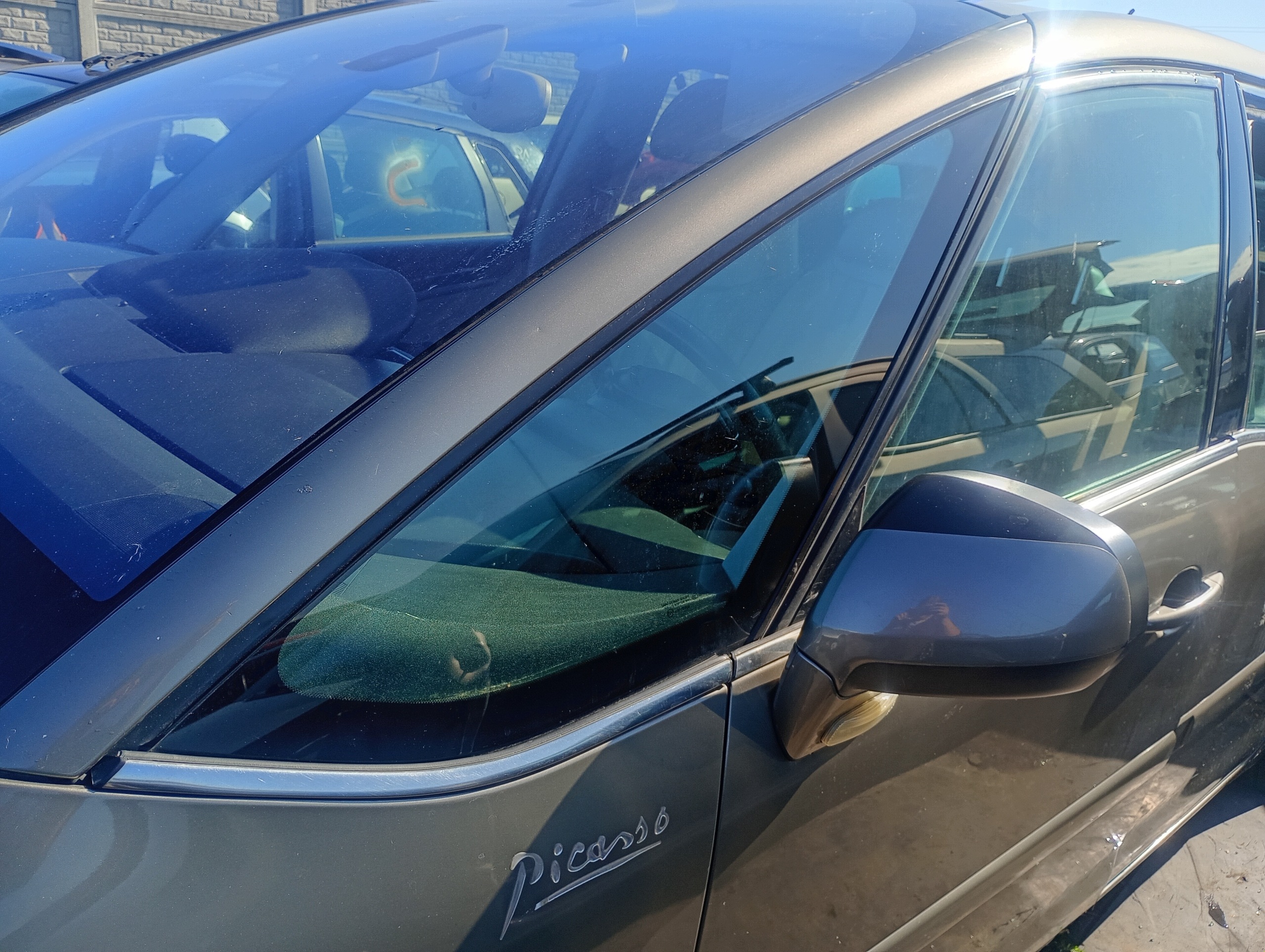 window side bodywork left front Citroen C4 Picasso FL 07-13