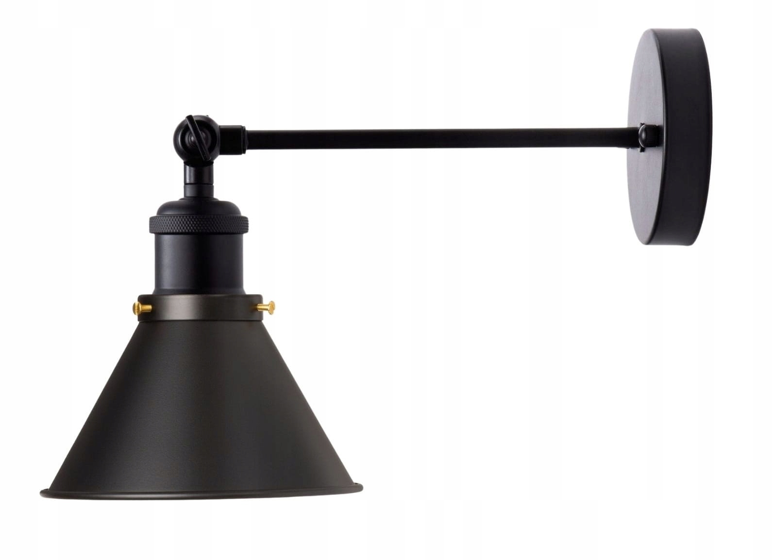 

Kinkiet regulowany metalowy Edison Matt Black