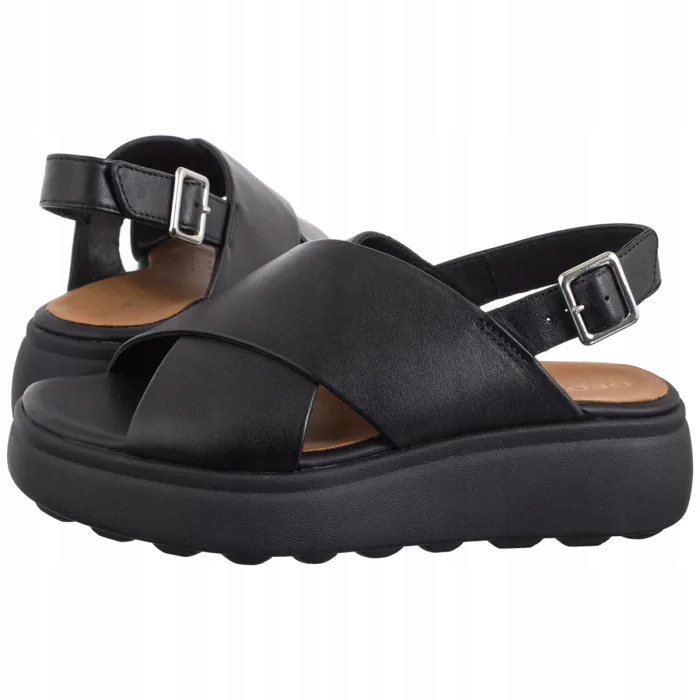 Dámské sandály na platformě Geox D Spherica Black D45D4A černé