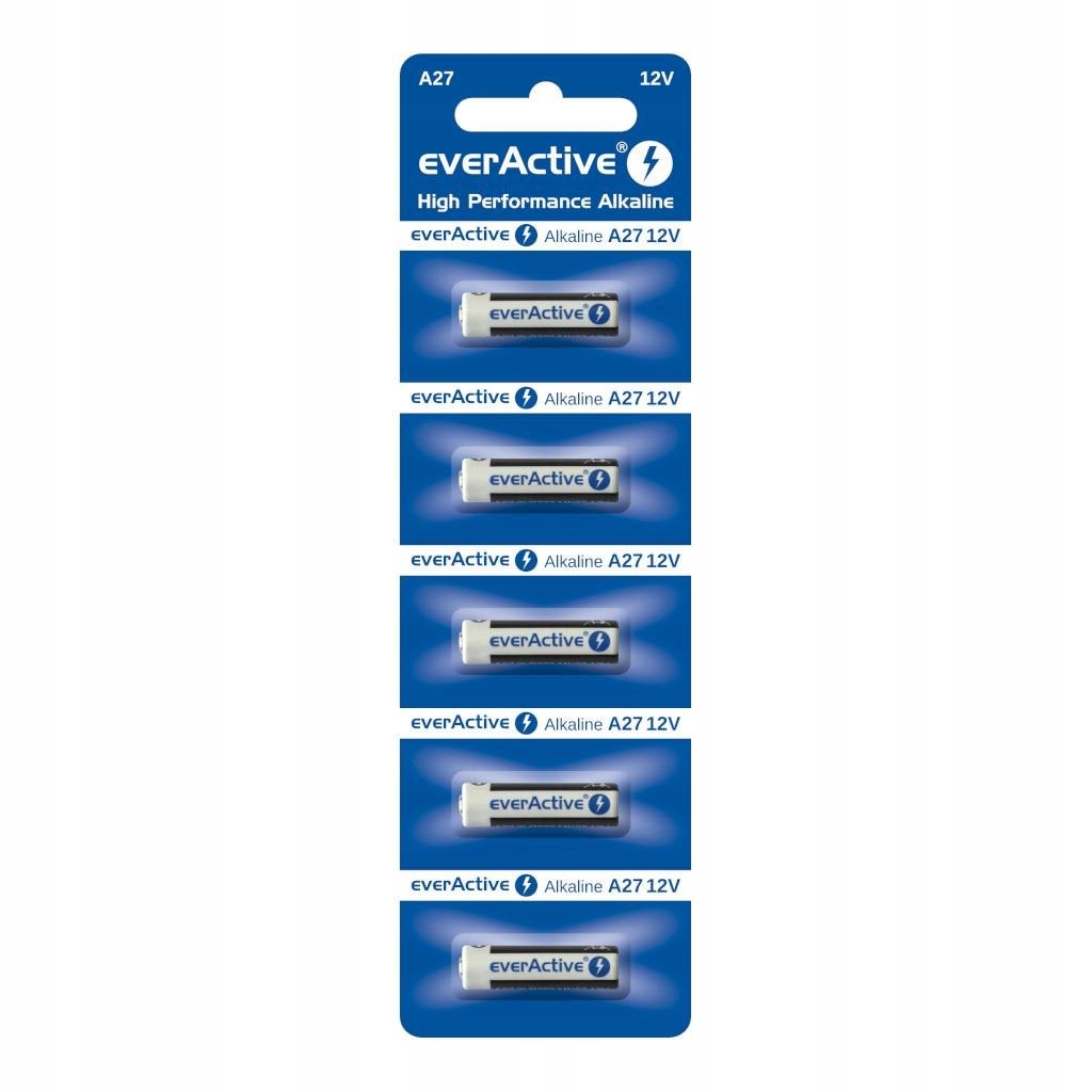 Baterie alkaliczne everActive 27A 12V 5 sztuk