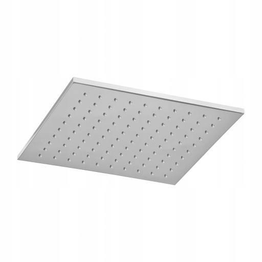 Dešťová Sprcha Slim Mosazná Čtvercová 25 CM Chrom
