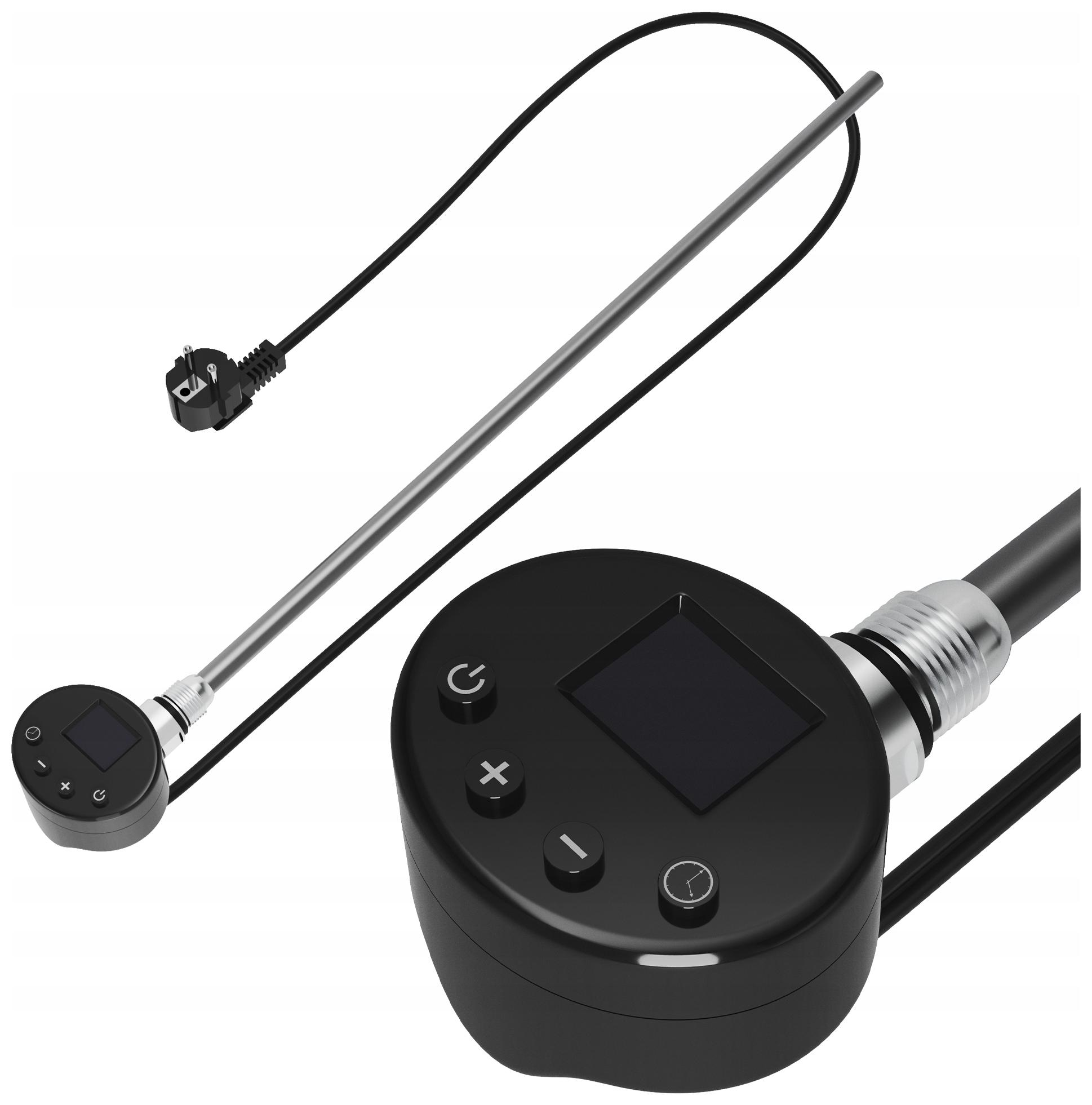 Elektrická Vykurovacia Tyč Do Radiátora Čierna S LCD Displejom 300W