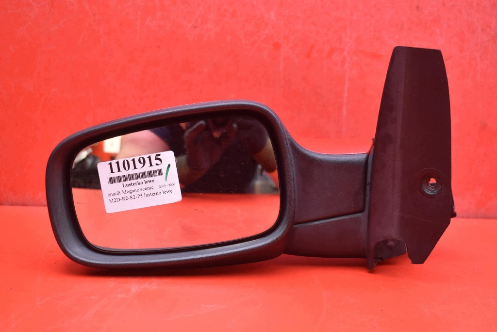 mirror left red EU 011126-1127 RENAULT MEGANE SCENIC II 03-06 5 PIN