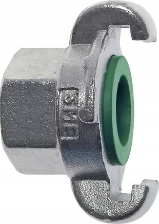 Koncová spojka pro kompresor, rozteč 42 mm Gw Rp 3/4", nerezová ocel/FKM