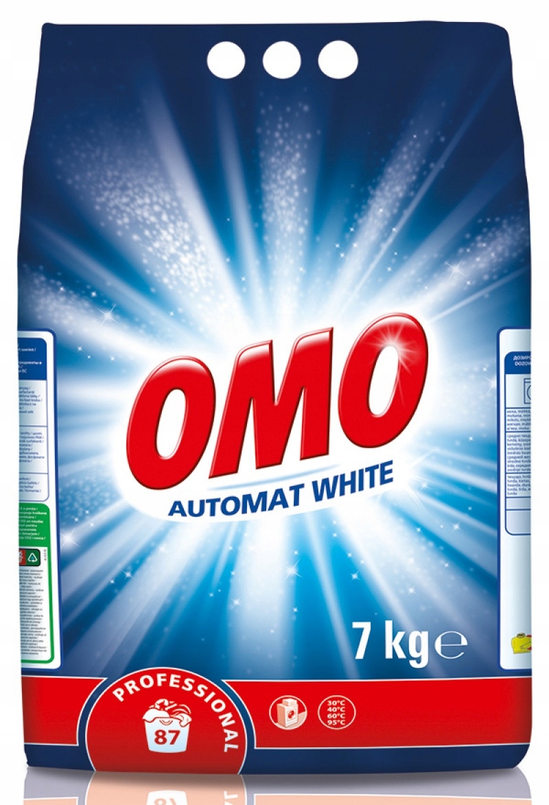 Levně Prášek na praní Omo Diversey pro bílé prádlo 7 kg