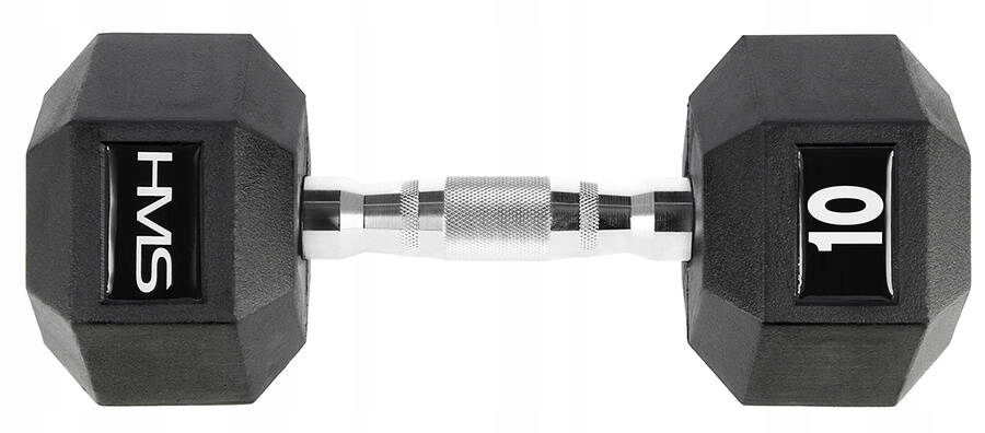 Hms Ocelová činka Hantelka Závaží pro fitness cvičení 10 kg