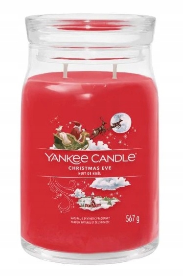 Yankee Candle Velká svíčka Christmas Eve 567 g Vánoční Vůně