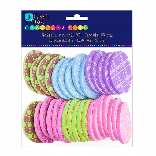 

Naklejki z pianki 3D Pisanki 30szt KSPI-221